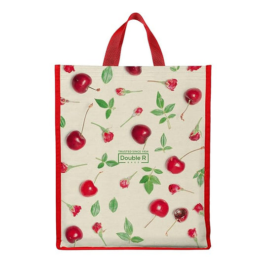 DOUBLE R BAGS Big Eco Cotton Canvas Shopping Bags For Carry Milk Grocery Fruits Vegetable With Reinforced Handles Jhola Bag - Kitchen Essential