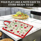 DOUBLE R BAGS Big Eco Cotton Canvas Shopping Bags For Carry Milk Grocery Fruits Vegetable With Reinforced Handles Jhola Bag - Kitchen Essential