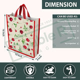 DOUBLE R BAGS Big Eco Cotton Canvas Shopping Bags For Carry Milk Grocery Fruits Vegetable With Reinforced Handles Jhola Bag - Kitchen Essential