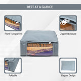 Premium Grey Saree Covers with Zip - Set of 6: Organize and Protect Your Sarees with Style!