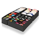 Dresser Drawer Underwear Organizer Black Pack Of 4