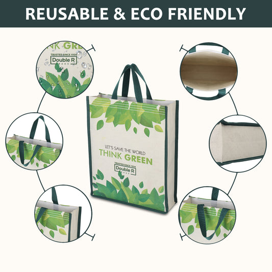 Reusable Shopping Cotton Canvas Bags Kitchen Essentials Grocery Vegetable Bag