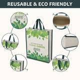 Reusable Shopping Cotton Canvas Bags Kitchen Essentials Grocery Vegetable Bag