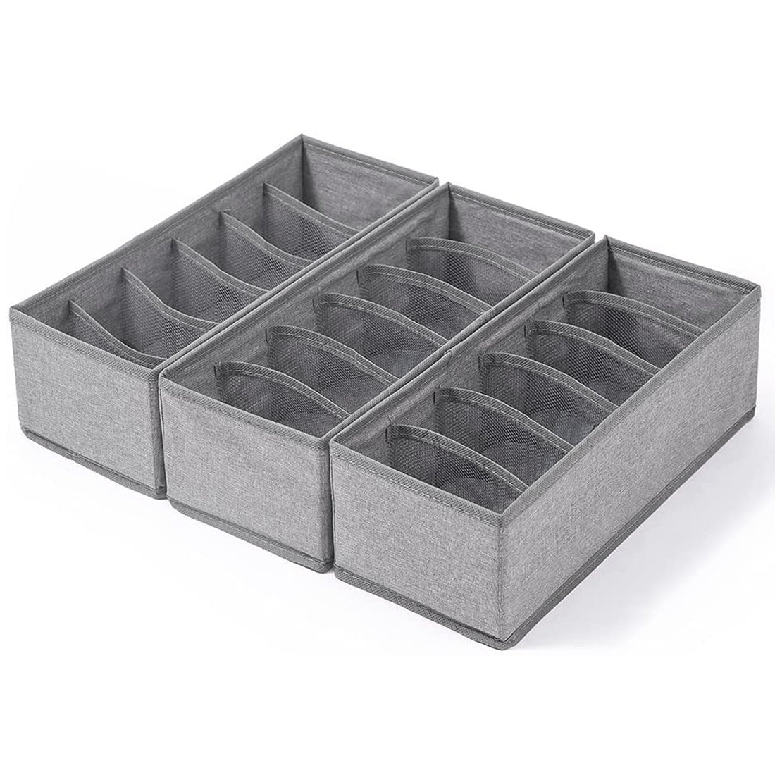 Buy Sock Underwear Drawer Organizer Dividers, Collapsible Cabinet Closet  Storage Boxes Online - Double R Bags