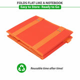 Heavy Duty Waterproof Shopping Bags Fully Collapsible Grocery Vegetable Bag