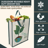 Reusable Shopping Cotton Canvas Bags Kitchen Essentials Grocery Vegetable Bag