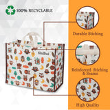 Cotton Canvas Grocery Shopping Bags for Carry Milk Fruits Vegetable