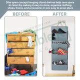 Collapsible Fabric 4-Layered Pocket Wall Door Cloth Wardrobe Hanging