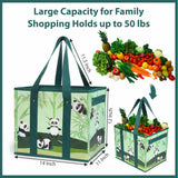 Collapsible Reusable Grocery Shopping Bags
