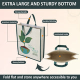 Reusable Shopping Cotton Canvas Bags Kitchen Essentials Grocery Vegetable Bag