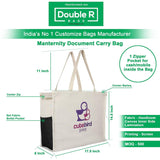 DOUBLE R BAGS Women's Canvas First Shoulder Carry Maternity/Diaper Bags - Double R Bags