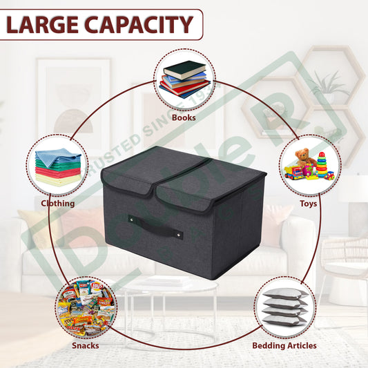 Foldable Rectangular Stackable Storage Bins/Closet Organizer