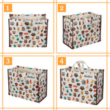 Cotton Canvas Grocery Shopping Bags for Carry Milk Fruits Vegetable
