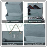 Collapsible Fabric 4-Layered Pocket Wall Door Cloth Wardrobe Hanging