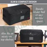 Nylon Large Underbed Rectangular Storage Bag / Cover / Organizer for Clothes