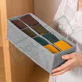 Rectangular Collapsible Cabinet Closet Storage Drawer Organizer Dividers Set of 3