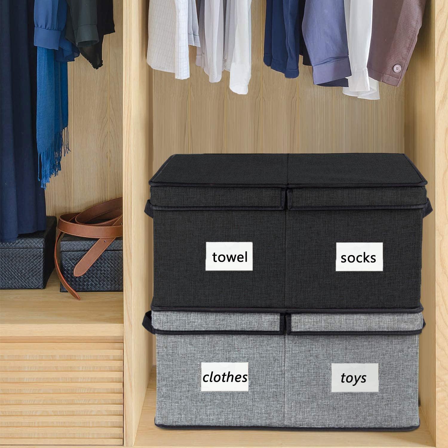 Fabric Storage Boxes with Lid