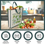 Reusable Shopping Cotton Canvas Bags Kitchen Essentials Grocery Vegetable Bag