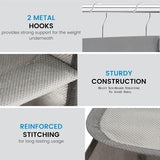 Hanging Closet Organizer With 6 Mesh Pockets