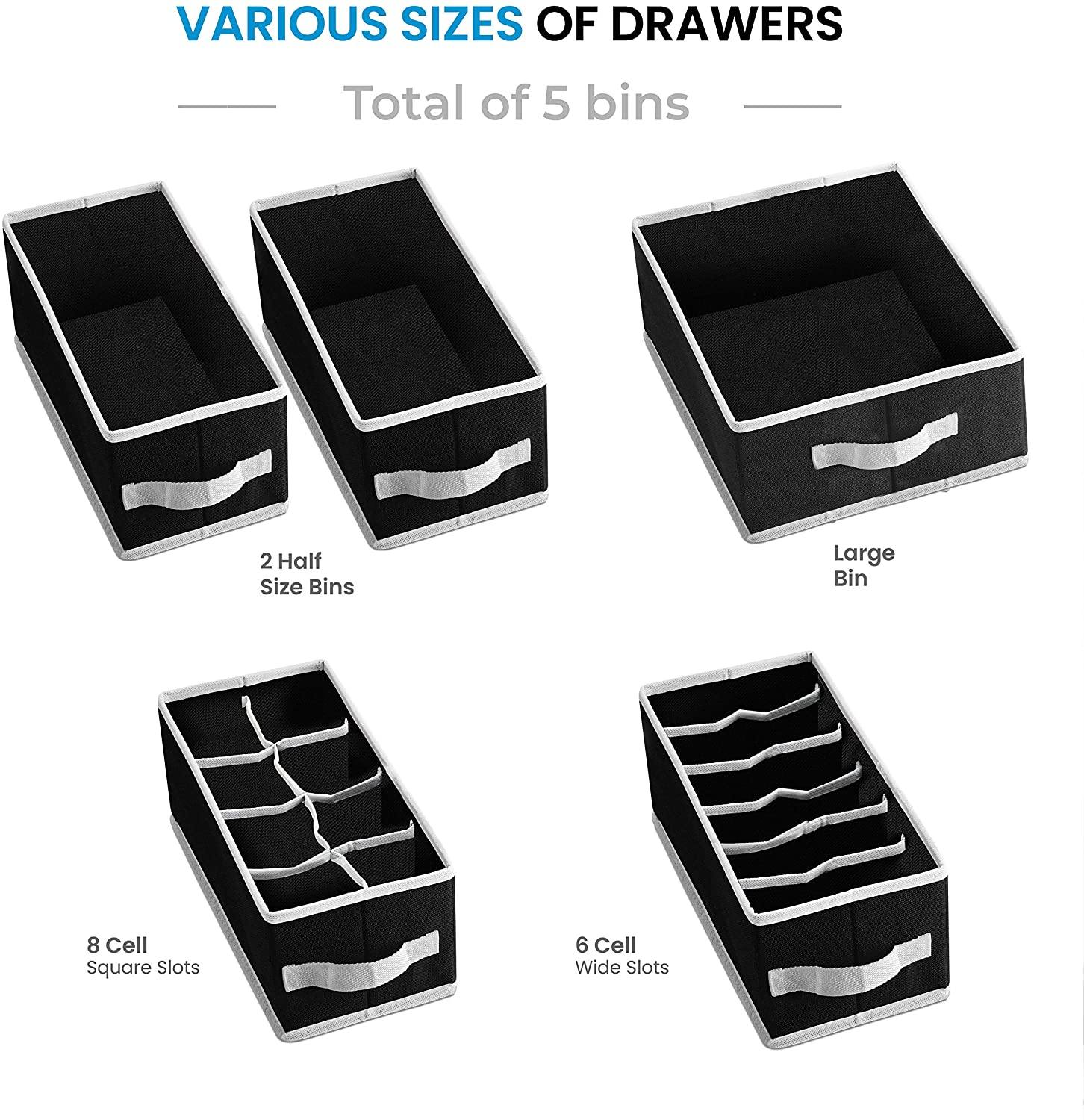 Hanging Closet Organizer Black