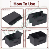 Foldable Rectangular Stackable Storage Bins/Closet Organizer