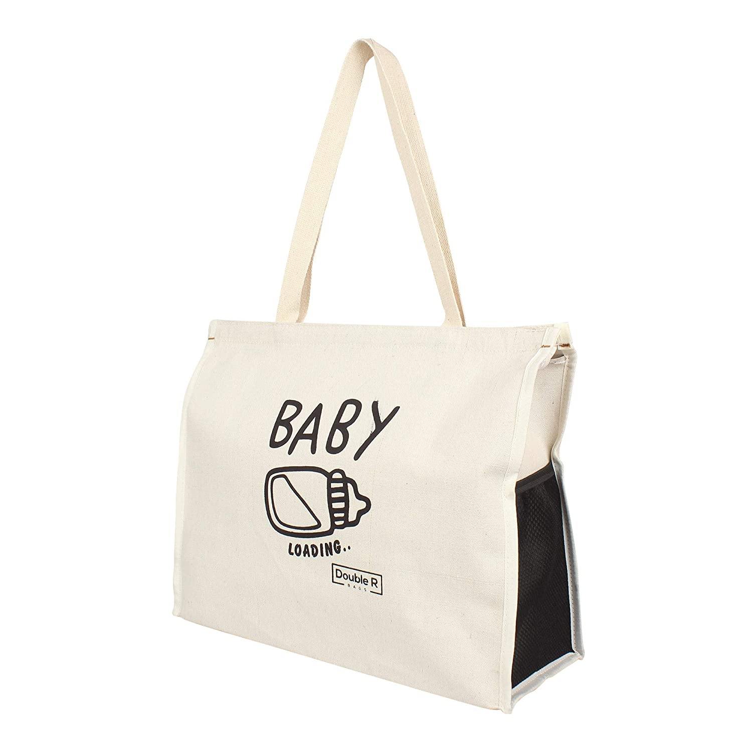 Double r Bags First Maternity/Diaper Bags Canvas Shoulder Carry Bag for Pregnant Women - Double R Bags
