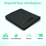 Double R Bags Collapsible Laundry Cum Toy Storage Basket Bin Hamper Box With Lid For Clothes Organizer Unit Size For Boys And Girls Room (Black) - Double R Bags