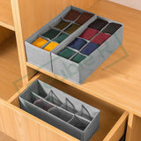 Rectangular Collapsible Cabinet Closet Storage Drawer Organizer Dividers Set of 3