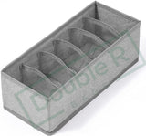 Sock Underwear Drawer Organizer Dividers, Collapsible Cabinet Closet Storage Boxes Set of 3