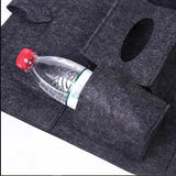 Car Back Seat Organizer With Multi Pockets Rear Storage, Pen, Bottles, Tissue Box, Books, Lunch Box Holders, Hanger Support for All Cars (Black, Pack of 1)