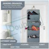 Collapsible Fabric 4-Layered Pocket Wall Door Cloth Wardrobe Hanging