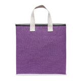 DOUBLE R BAGS Laminated Jute Shopping bags with Dual Zippers - Double R Bags