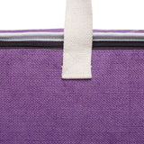 DOUBLE R BAGS Laminated Jute Shopping bags with Dual Zippers - Double R Bags