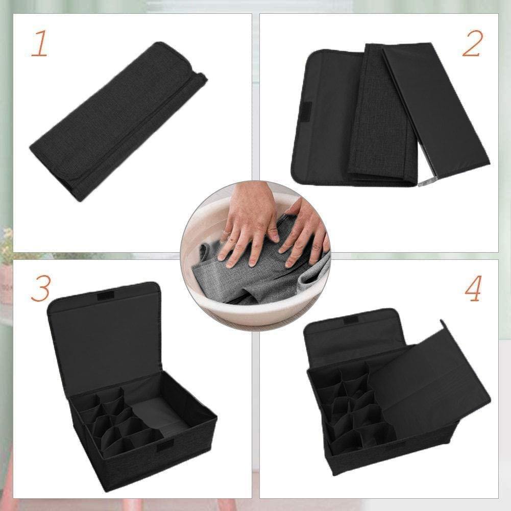 Collapsible Drawer Organizer with Lid