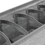 Sock Underwear Drawer Organizer Dividers, Collapsible Cabinet Closet Storage Boxes Set of 3