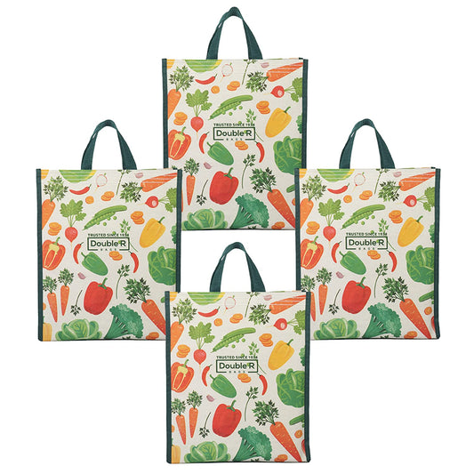 Reusable Shopping Cotton Canvas Bags Kitchen Essentials Grocery Vegetable Bag