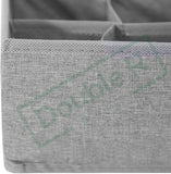 Sock Underwear Drawer Organizer Dividers, Collapsible Cabinet Closet Storage Boxes Set of 3