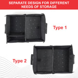 Car Trunk Organizer for Car SUV Storage With Handles Multi Pockets Organizers and Adjustable Dividers