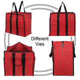 Multipurpose Large Heavy Duty Storage Organizer Reusable Canvas Shopper Bag