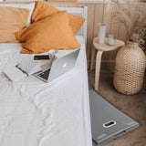 Double R Bags 72 L Foldable Laundry Basket With Lid Bag Hamper for Clothes Cum Collapsible Kids Room Toy Storage Organizer for Kids Room Large (Black) (Grey) - Double R Bags