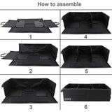Car Trunk Organizer with 2 Mesh Pockets