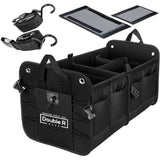 Collapsible Portable Car Dicky Boot Organizer Black - Double R Bags
