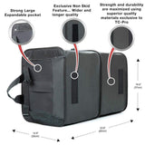 Double R Bags Multi Compartments Collapsible Portable Car Boot Organizer Black - Double R Bags