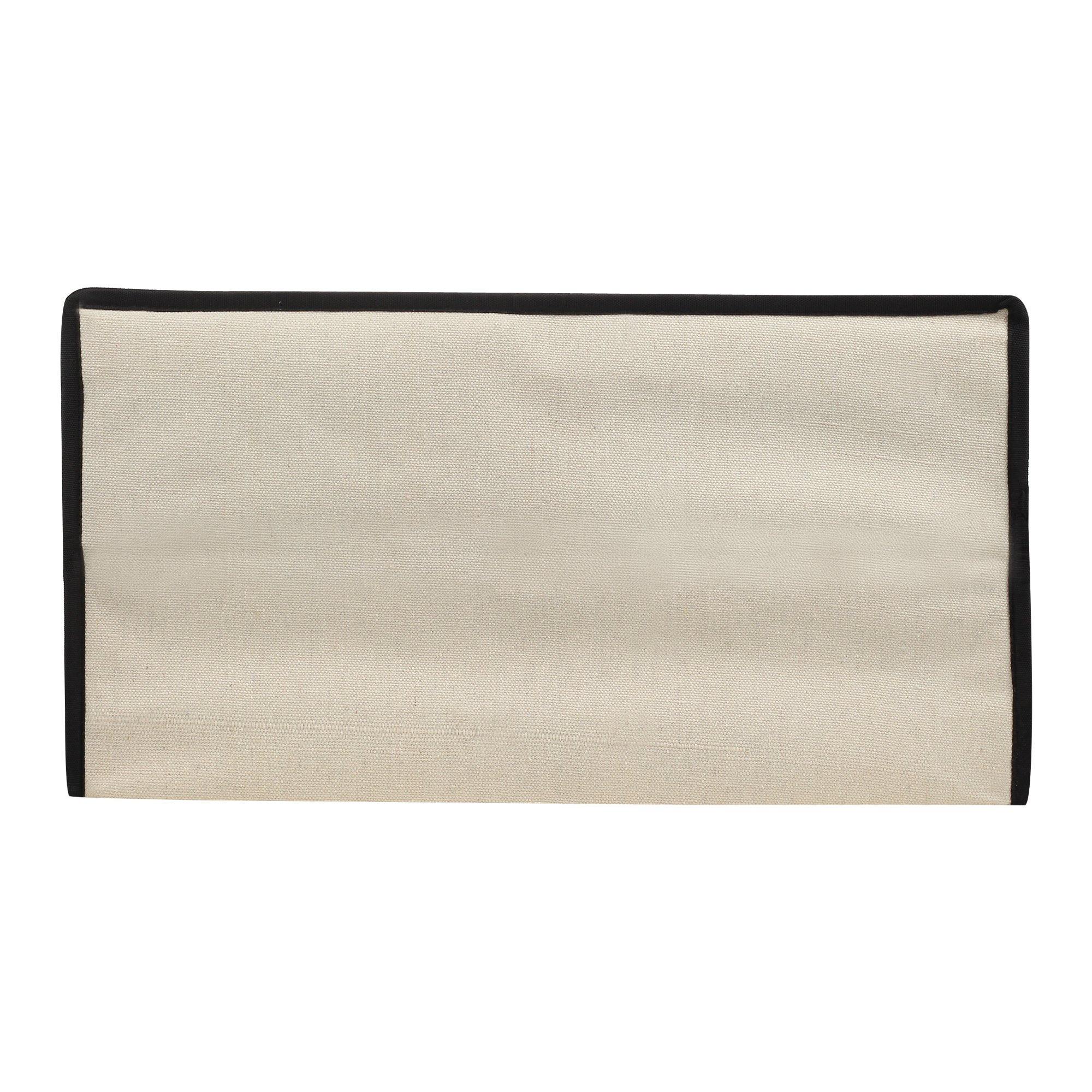 Canvas Bag with Cotton Handles and Covers Zip Bags Pack Of 2