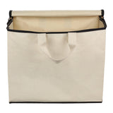 Canvas Bag with Cotton Handles Black