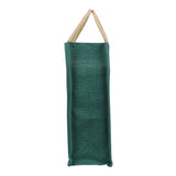 Jute Grocery Shopping Bags for Carry Milk Fruits Vegetable with Reinforced Handles (Pack of 2)