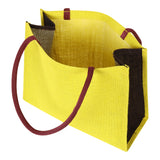 Eco Friendly Jute Unisex Vegetable Grocery Travel Shopping Tote Bag Pack of 1