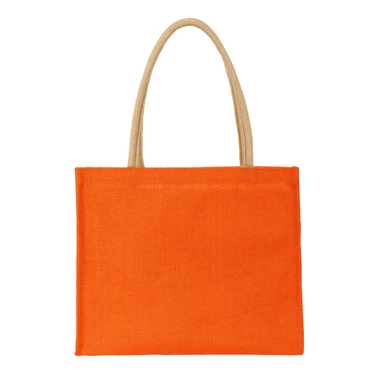 Eco Friendly Jute Unisex Vegetable Grocery Travel Shopping Tote Bag Pack of 1