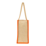 Eco Friendly Jute Unisex Vegetable Grocery Travel Shopping Tote Bag Pack of 1