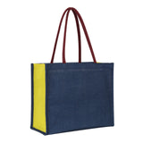 Eco Friendly Jute Unisex Vegetable Grocery Travel Shopping Tote Bag Pack of 1